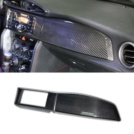 副駕置物箱蓋+音響飾板  碳纖維熱壓 Dry Carbon2012-2016 Subaru BRZ/Toyota 86/Scion FR-S