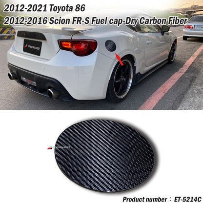 油箱蓋飾蓋 碳纖維熱壓 Dry Carbon 2012-2021 Subaru BRZ/Toyota 86/Scion FR-S