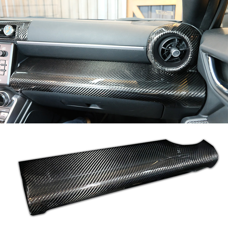 副駕邊手套箱上蓋飾蓋  碳纖維熱壓 Dry Carbon  2022-2026 Toyota GR86/Subaru BRZ