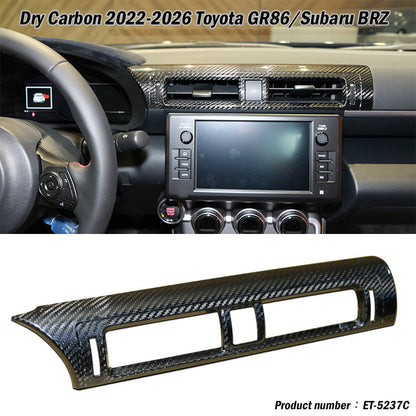 中央冷氣出風口飾蓋 碳纖維熱壓 Dry Carbon 2022-2026 Toyota GR86/Subaru BRZ