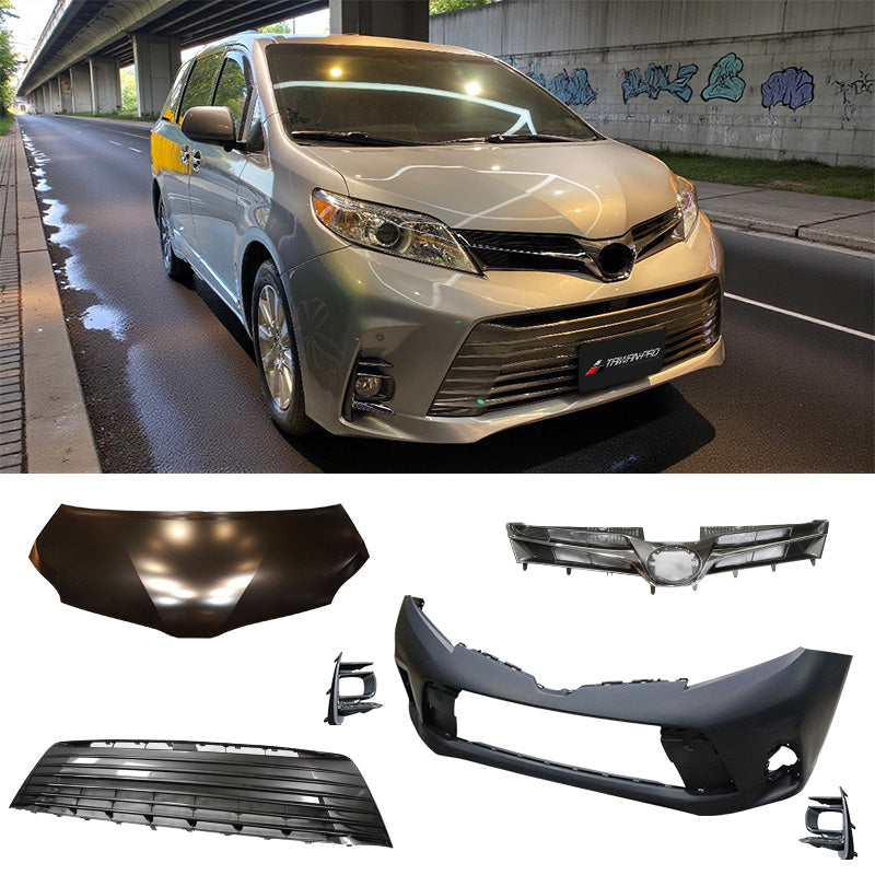 18年樣式前保桿 2011-2020 Toyota Sienna