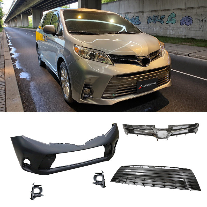 18年樣式前保桿 2011-2020 Toyota Sienna