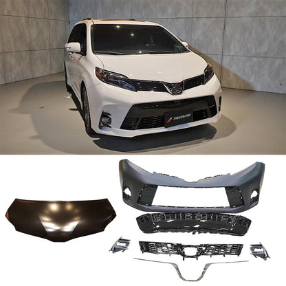 18年樣式前保桿 2011-2020 Toyota Sienna