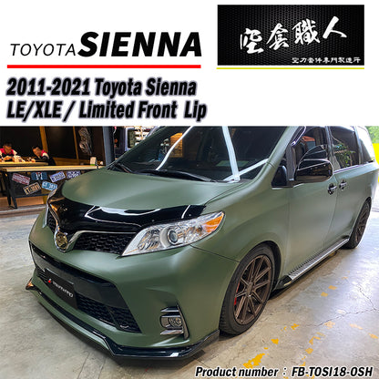 18年樣式前保桿 2011-2020 Toyota Sienna