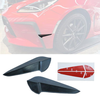 TR Style Front Bumper Canards 2022-2026 Toyota 86