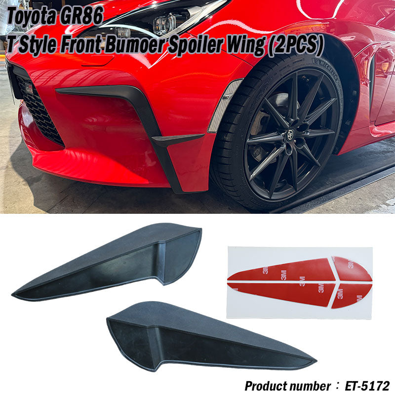 TR Style Front Bumper Canards 2022-2026 Toyota 86