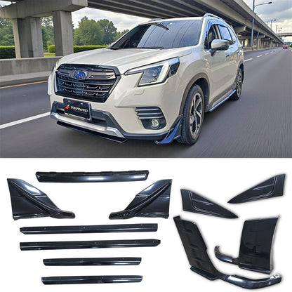 ST款套件組 前下巴+後下巴+側裙 2019-2024 Subaru Forester SK