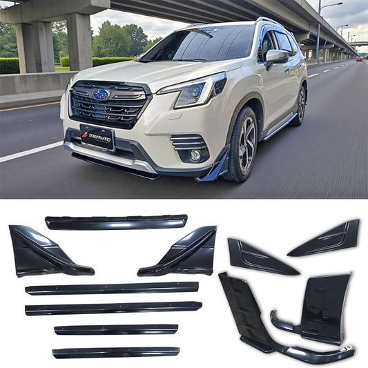 ST款套件組 前下巴+後下巴+側裙 2019-2024 Subaru Forester SK