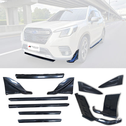 ST款套件組 前下巴+後下巴+側裙 2019-2024 Subaru Forester SK