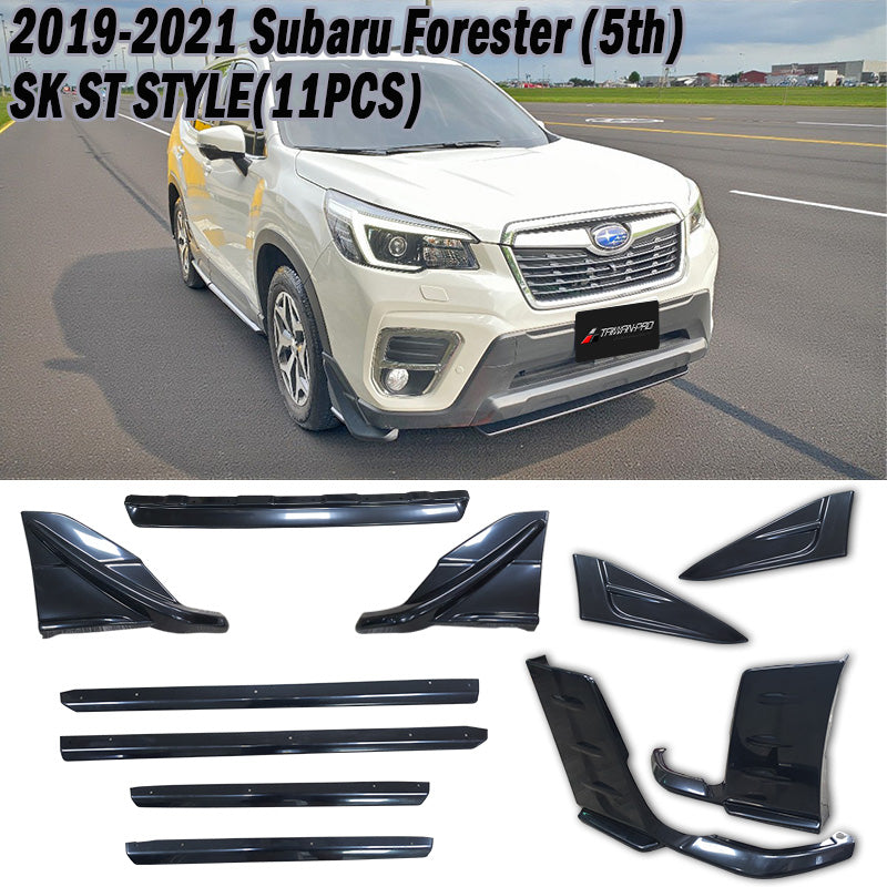 ST款套件組 前下巴+後下巴+側裙 2019-2024 Subaru Forester SK