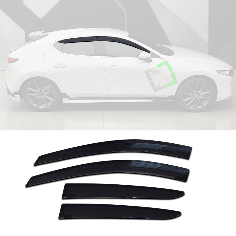 晴雨窗 2019-2026 Mazda 3 4門/5門