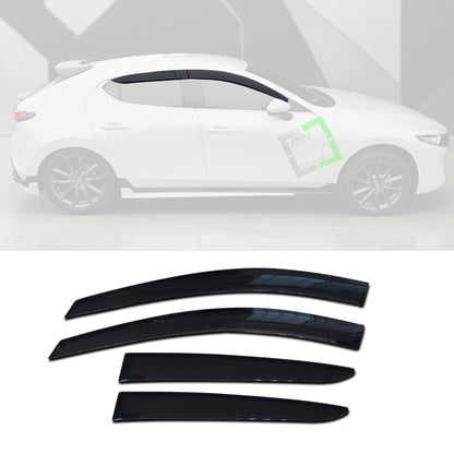 晴雨窗 2019-2026 Mazda 3 4門/5門