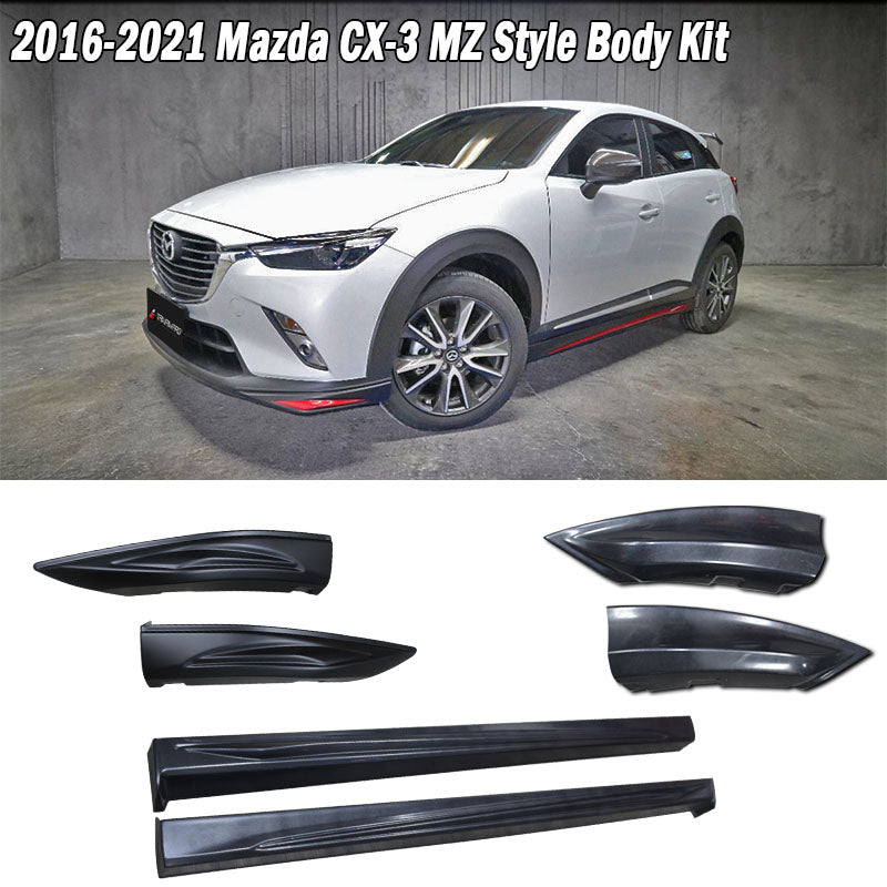 OE款套裝組 前下巴+後下巴+側裙+後飾板 2015-2026 Mazda CX3